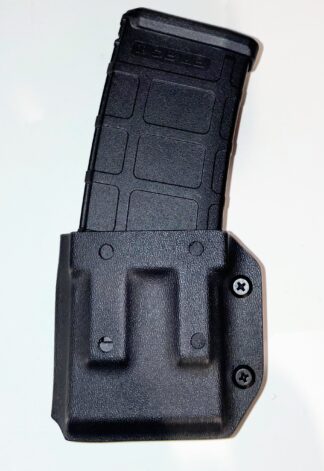 AR-15 holster with P-mag inserted